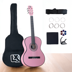 Violão Clássico Acústico 38” para Iniciantes - Kit Completo